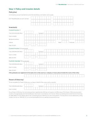 Fillable Online Beneficiary Formsoffice Of Human Resources Fax Email