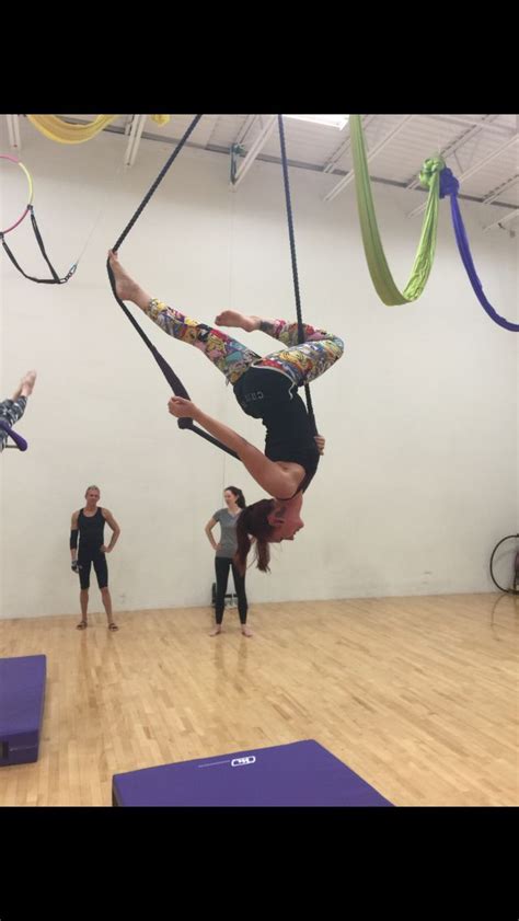 Upside Down Gazelle From Trapeze Aerial Dance Aerial Fitness