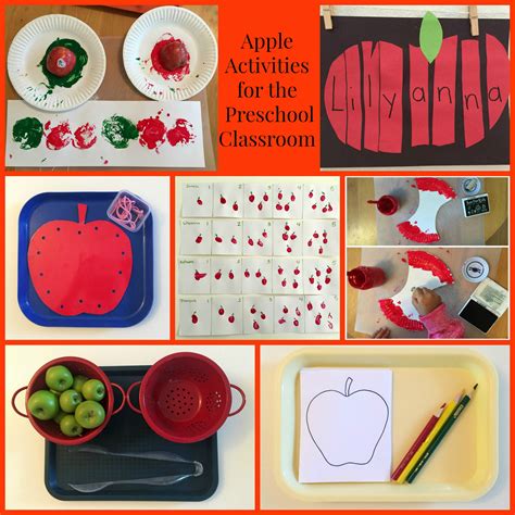 Apple Activities Ms Stephanies Preschool