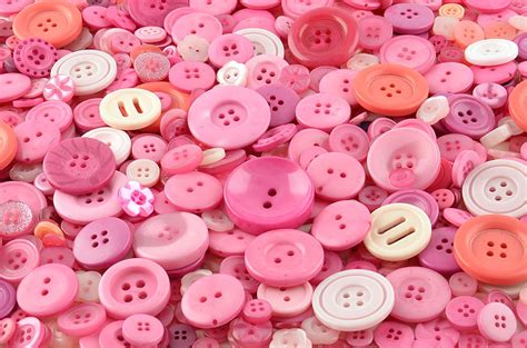 Pink Buttons Buttons For Sale Card Making Pink