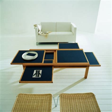 Extendable dining tables from an intimate dinner to a family gathering in a second. Expandable Coffee Tables by Sculrtures Jeux | Home Design ...