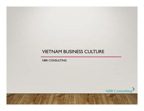 Vietnam Business Culture Ppt