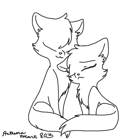 Warrior Cat Couple Base By Autumnheart803 On Deviantart