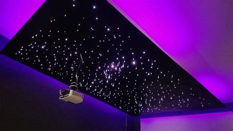 Fiber Optic Star Ceiling Panels Diy Shelly Lighting