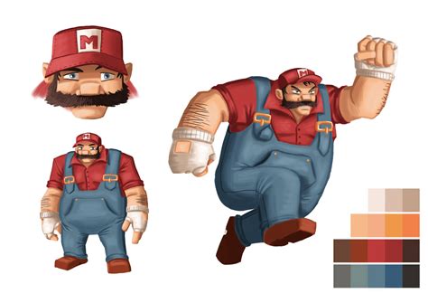 Sean Gannon Ma Games Design Character Redesign 3 Mario