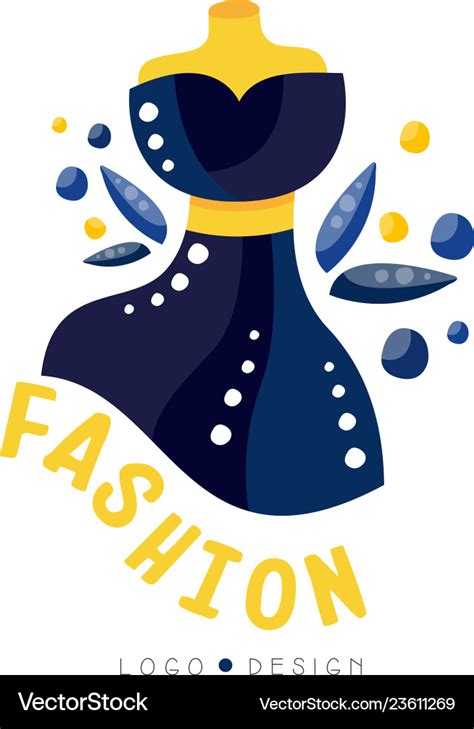 Fashion Logo Design Clothes Shop Royalty Free Vector Image