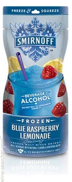Smirnoff Frozen Blue Raspberry Lemonade Prices Stores Tasting Notes