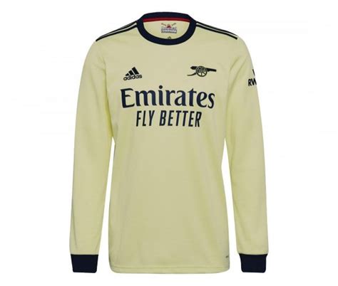 Maillot De Football Manches Longues Arsenal Tenue Extérieure 2021