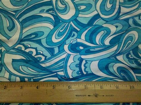 Items Similar To Gorgeous Turquoise Blue Paisley On Rayon Spandex Knit