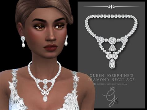 Queen Josephines Diamond Necklace Glitterberry Sims On Patreon