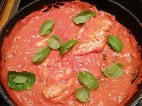 Hähnchen mit Tomaten- Parmesan - Soße Chefkoch