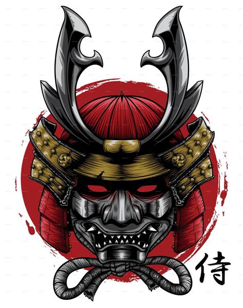 Samurai Head Samurai Artwork Japanese Tattoo Art Japanese Art Samurai