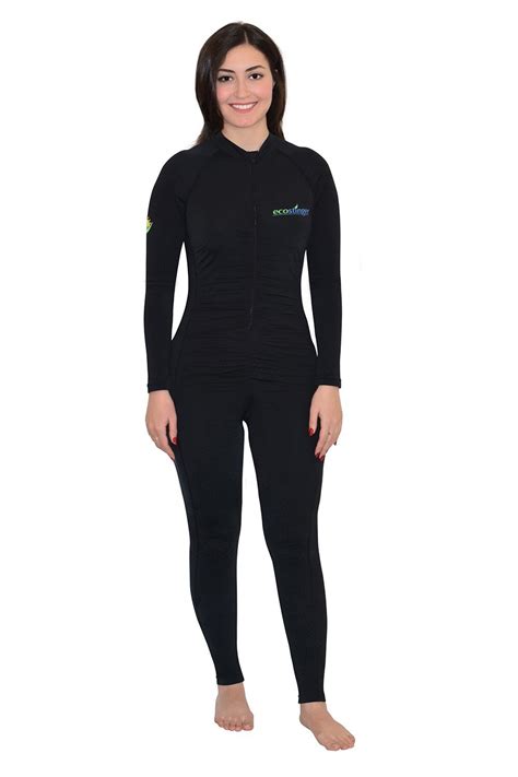 Women Full Body Swimsuit Stinger Suit Dive Skin Uv Protection Black Blue Women Sports And Outdoors
