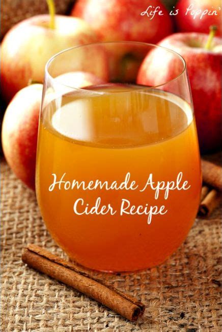 Homemade Apple Cider Recipe