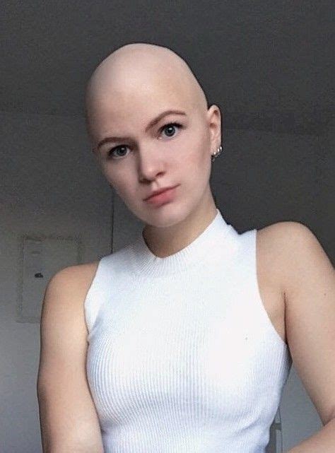 fully shaved head hairdare bald smooth headshave closeshave baldwoman shavedhead