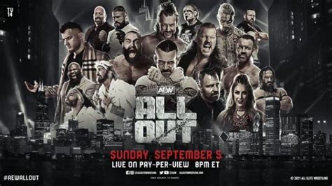 Official Poster For AEW All Out