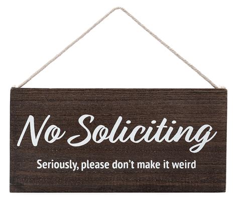 No Soliciting Sign For House Funny No Soliciting Sign For Door