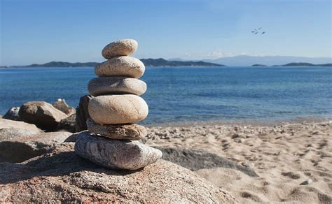 Hd Wallpaper Balancing Stones Tower Cairn Turrets Stone Turrets