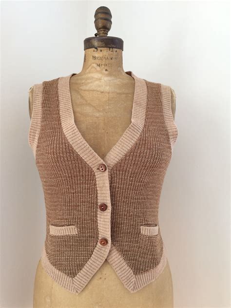 Browse our online fabric store for discount designer fabrics. 1970s knit vest Tomboy of California great knit | Etsy ...