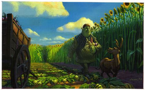 Animation Art From Shrek 2001 Tamm Web Gallery Princess Pictures