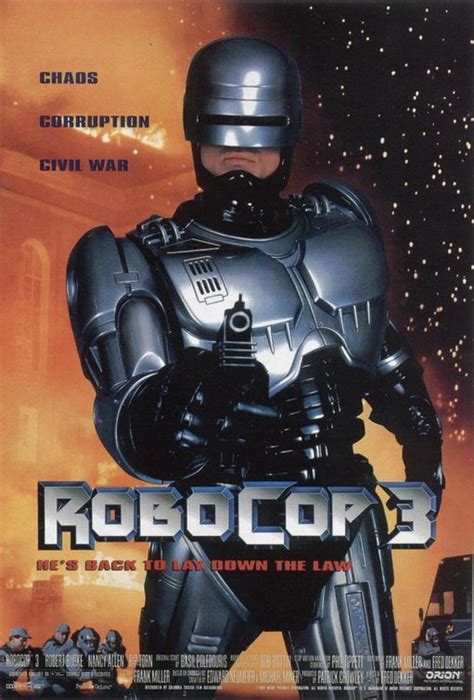 Robocop 3 Movie Poster 3 Of 3 Imp Awards