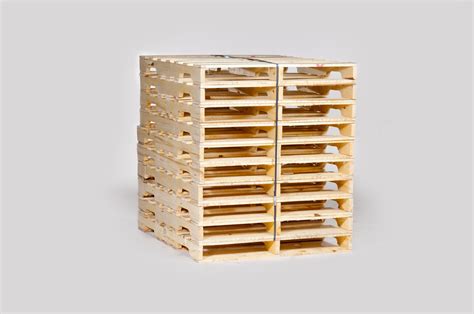 40 X 48 4 Way New Wood Heat Treated Pallet 10stack Trans
