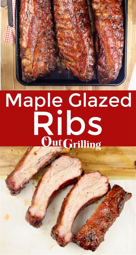 Maple Glazed Ribs Are Incredibly Flavorful Tender Juicy And Delicious
