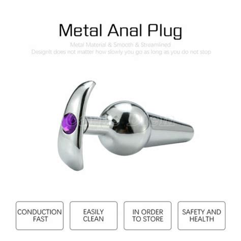 Metal Anus Dildo Sex Toys For Women Butt Plug Stainless Steel Anal Ball