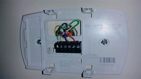 Where do i connect these wires on the rth9585wf thermostat? Reset Honeywell Wifi Thermostat Wiring Diagram For On - Car Wiring Diagram