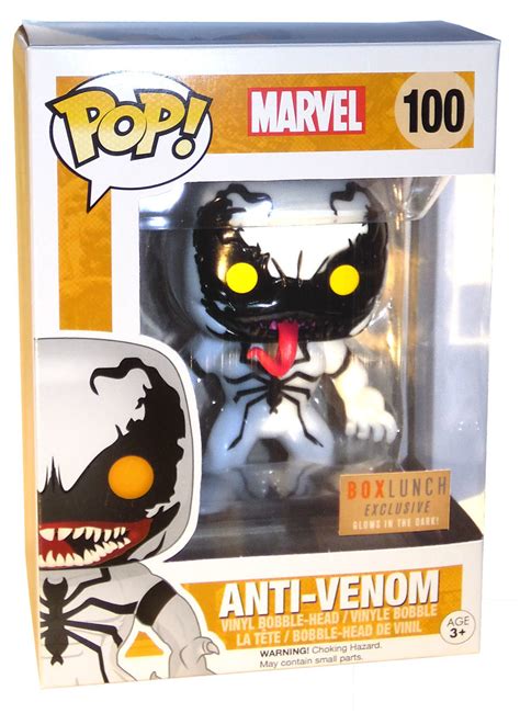 Funko Pop Marvel 100 Anti Venom Glows In The Dark Boxlunch
