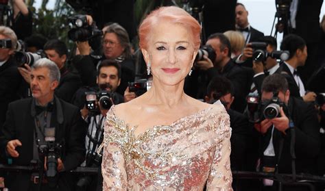 Helen Mirren Debuts New Pink Hair At Cannes Film Festival 2019
