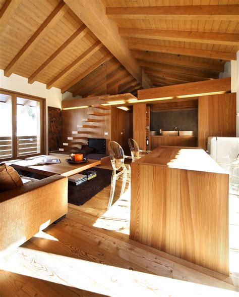 Small Wooden House Interior