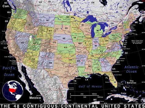 Continental United States · Public Domain Maps By Pat The Free Open