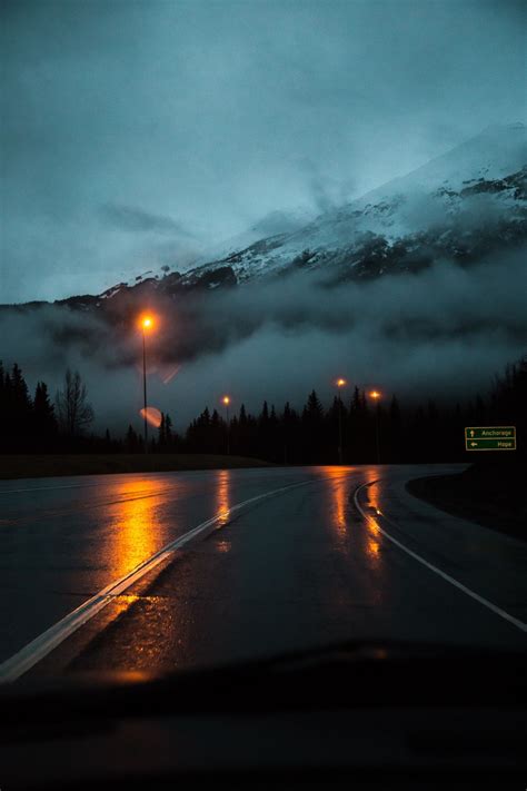 Late Night Drives In Alaska Printsinstagram Nature Photography