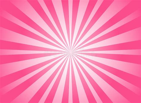 Sunlight Horizontal Background Pink Color Burst Background Stock