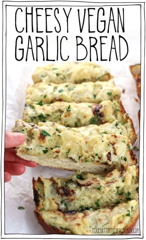Store bought vegan garlic bread. CHEESY VEGAN GARLIC BREAD | Vegan garlic bread, Vegan ...