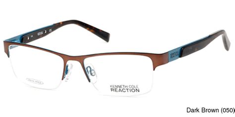 buy kenneth cole reaction kc0772 semi rimless half frame prescription eyeglasses