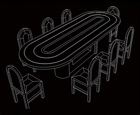 Vidaxl 7 piece garden lounge set grey impregnated pinewood. Dining set in AutoCAD | CAD download (70.18 KB) | Bibliocad