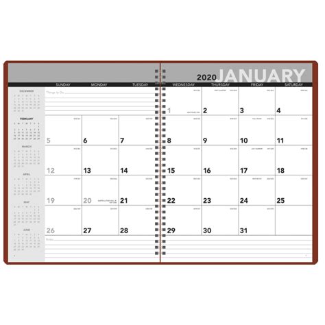 Custom Monthly Planner Book 8 X 11 Promo Planner Epromos