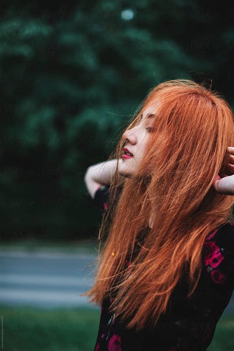 Ginger Haired Woman Portrait By Stocksy Contributor Jovana Rikalo