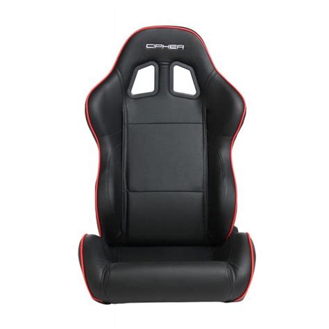 cipher black red piping racing seats and seat brackets for 15 23 polaris slingshot ebay