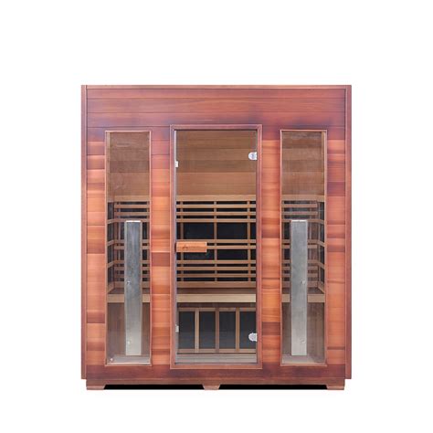 4 Person Outdoor Hybrid Sauna With Slope Roof Diamond Series