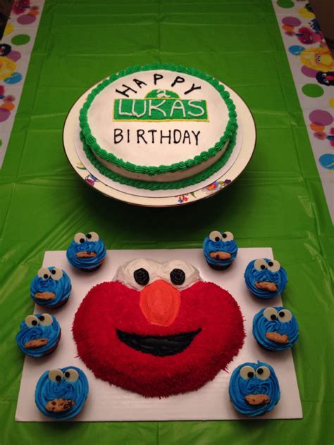 Sesame Street Cakes Sesame Street Cake Elmo Cake Cupcake Cakes First