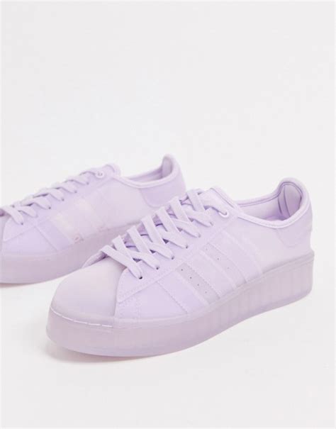 Adidas Originals Superstar Jelly Trainers In Purple Tint Asos