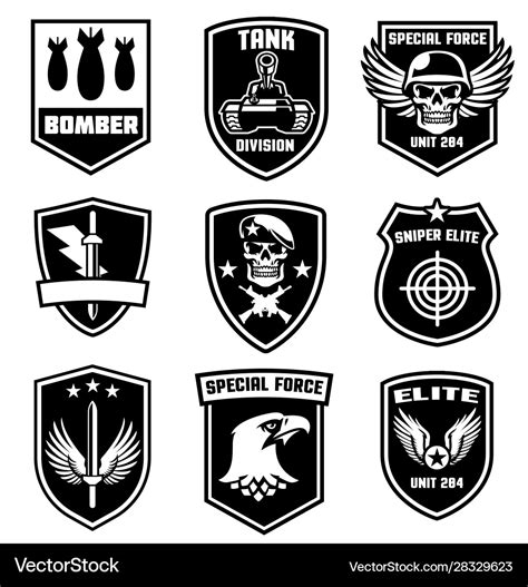 Military Patch Design Template