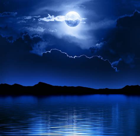 Fantasy Moon And Clouds Over Water Photograph By Johan Swanepoel Pixels