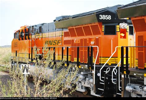 Bnsf 3858 With Bnsf 3857 Behind Her Roll Northbound On Their First Test