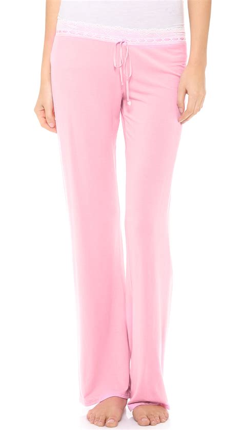 Juicy Couture Sleep Essentials Pants In Pink Pink Marshmallow Lyst