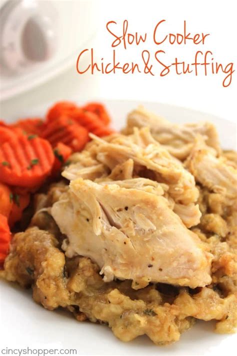 Crockpot Chicken Stove Top Stuffing Recipe