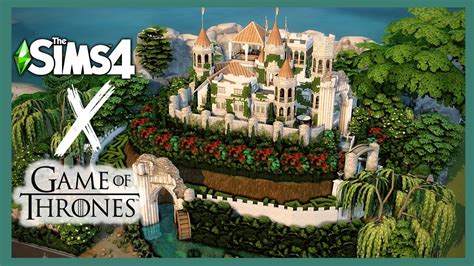 Highgarden Castle 🏰 The Sims 4 X Got Stop Motion No Cc Youtube